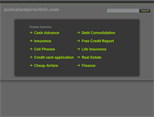 Tablet Screenshot of animalempireclinic.com